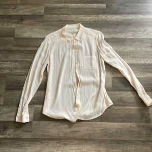 Loft button down dress shirt/ soft material/ new